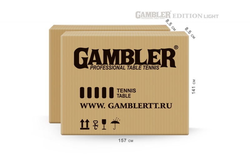 Стол теннисный Edition light Синий