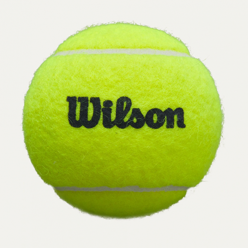 Мяч для падела Wilson Premier Padel, WR8908401001, уп.3 шт, FIP Approved, войлок, нат.резина, желтый