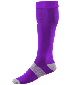 Гетры футбольные JA-006 Essential, фиолетовый/серый, Jögel