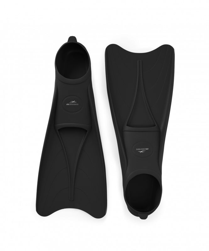 Ласты тренировочные удлиненные 25DEGREES Immerse Black, черный, мужской, размер 40-42 ЦБ-00005292