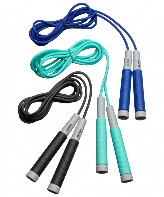 Скакалка RP-401, c силиконовыми ручками, 3 м, синий, Starfit ЦБ-00002943