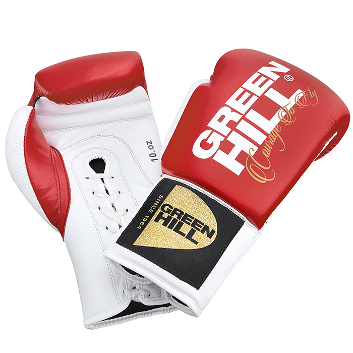 Перчатки PEGASUS AIBA PRO красные Green Hill BGP-2239 8oz