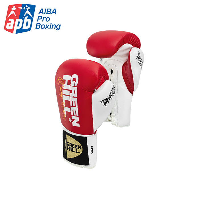 Перчатки PEGASUS AIBA PRO красные Green Hill BGP-2239 8oz