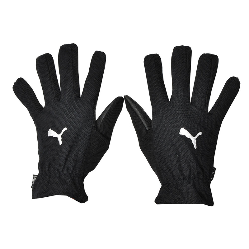 Перчатки PUMA Winter Players, 04001401-11, размер 11, полиэстер, эластан, резина, черный