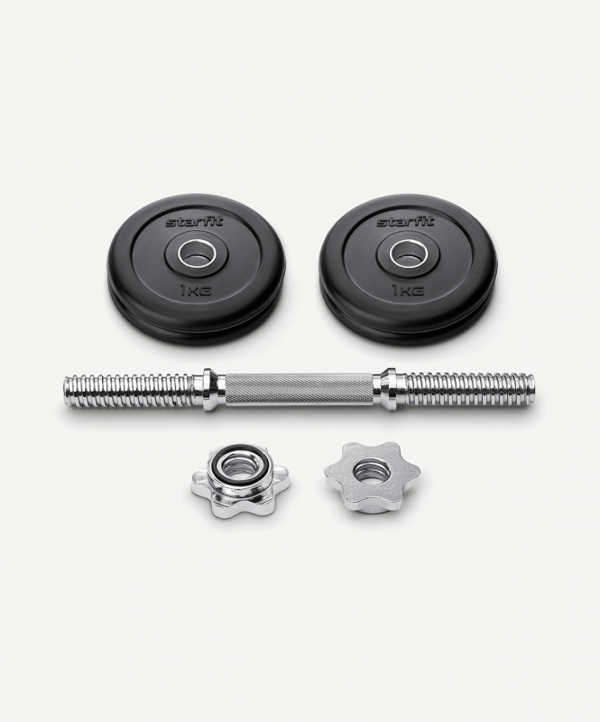 Гантель разборная обрезиненная в коробке Starfit DB-716, 5 кг ЦБ-00002381