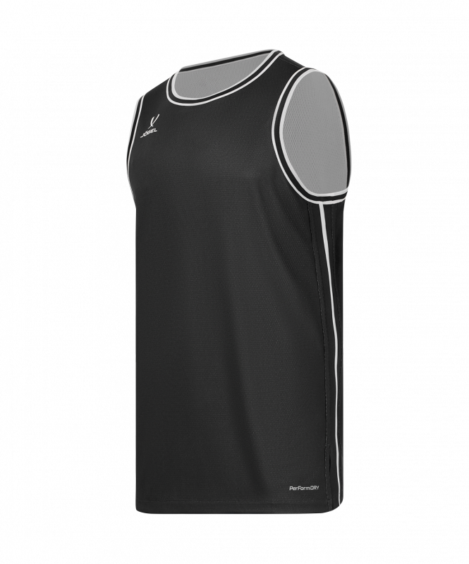 Майка двухсторонняя JÖGEL DIVISION PerFormDRY Double-Side Jersey, темно-серый/белый, размер LT ЦБ-00006825
