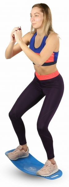 Доска балансировочная INDIGO workout board twist фиолетовая