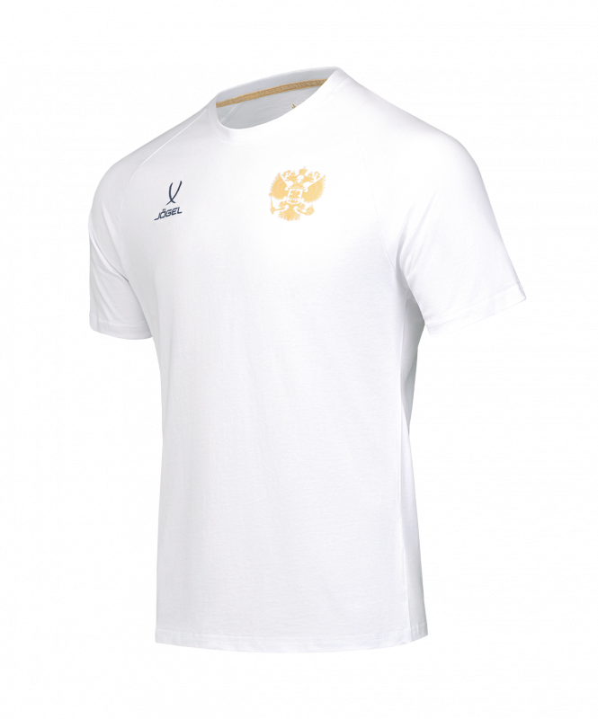 Футболка JOGEL NATIONAL Cotton Tee, белый, размер S ЦБ-00003254