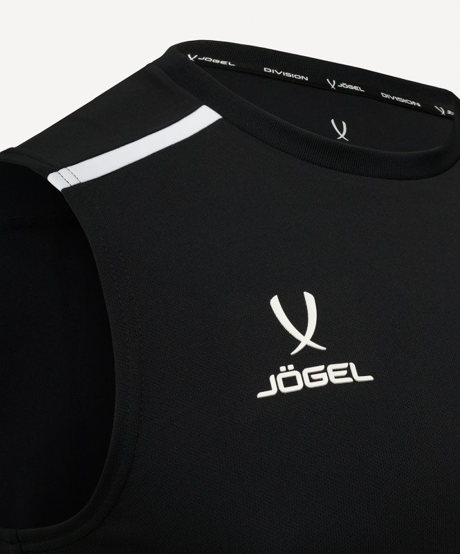 Майка тренировочная DIVISION PerFormDRY Training Sleeveless, черный, размер XL, Jögel ЦБ-00001845