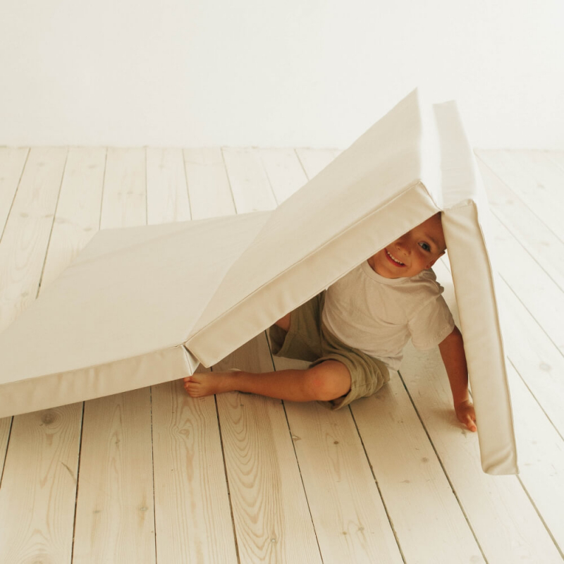 Мат (мягкий щит) Romana 1000*1500*60, в 3 сложения (желтый)