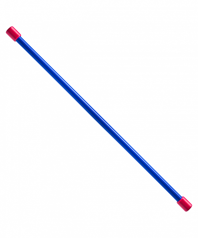 Бодибар 1200 мм, 5 кг, синий, BASEFIT УТ-00000062