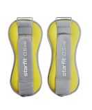 Утяжелители универсальные WT-502, 0.5 кг, желтый/серый, Starfit ЦБ-00002500