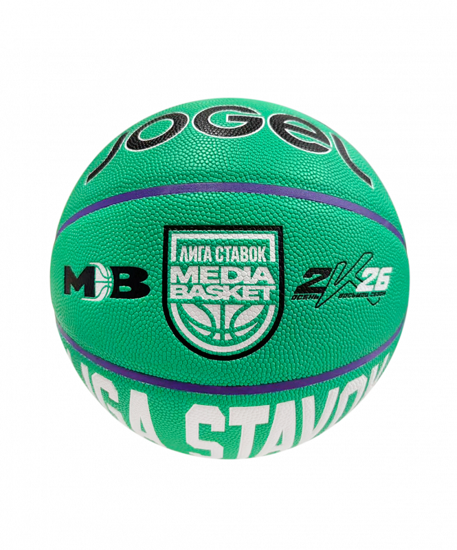 Мяч баскетбольный JOGEL Media Basket 2026 №7, размер 7 ЦБ-00009144