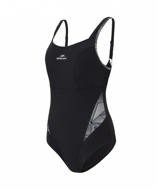 Купальник для плавания Line Black, нейлон, размер 50, 25Degrees ЦБ-00003893