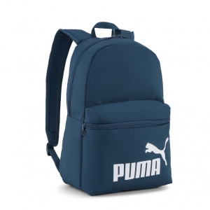 Рюкзак спорт. PUMA Phase Backpack, 09116441, полиэстер, темносине-зеленый