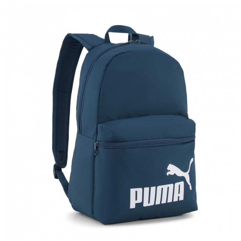 Рюкзак спорт. PUMA Phase Backpack, 09116441, полиэстер, темносине-зеленый