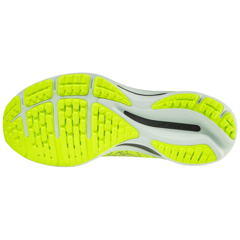 Кроссовки беговые MIZUNO Wave Rider 25 J1GC210315, размер UK10, (российский размер 43.5), салатовый