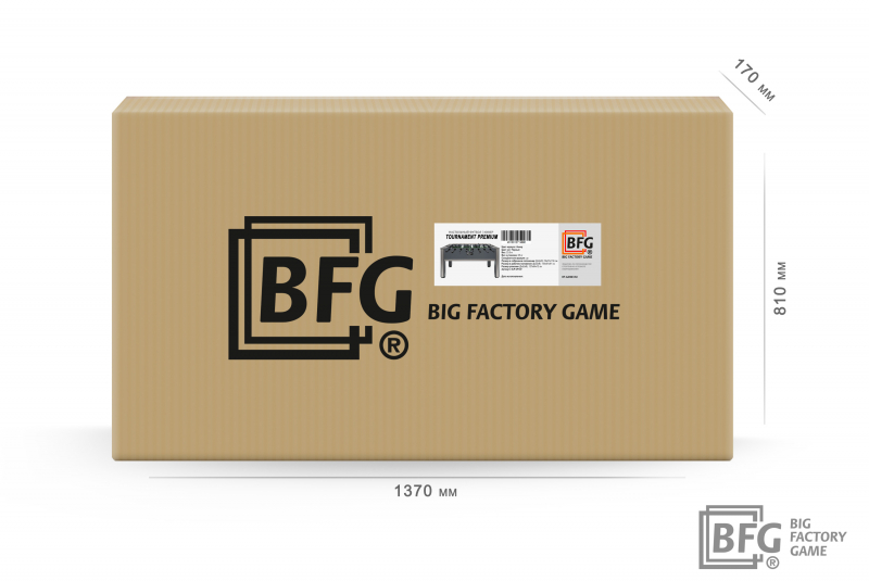Настольный футбол / Кикер BFG Tournament Premium Graphite
