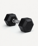 Гантель гексагональная DB-301 6 кг, обрезиненная, черный, Starfit УТ-00019787