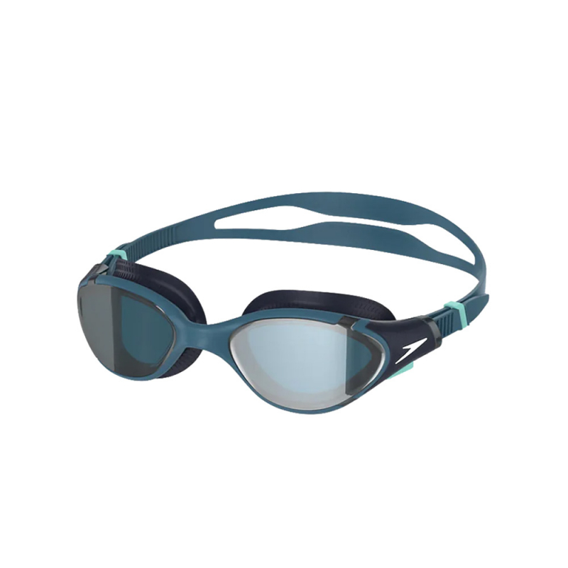 Очки для плав. SPEEDO Biofuse 2.0 Mirror 8-002331005-0021, ЗЕРКАЛЬНЫЕ линзы, синяя оправа