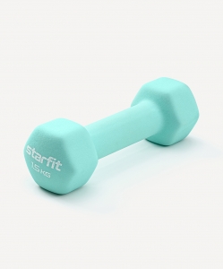 Гантель неопреновая DB-201 1.5 кг, мятный, Starfit ЦБ-00001427