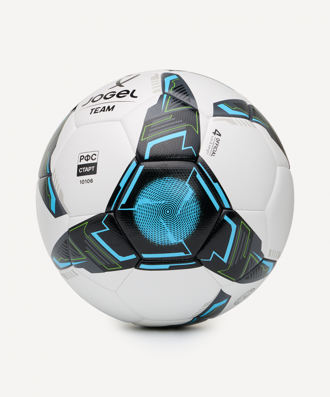 Мяч футбольный JOGEL Team №4, белый, размер 4 ЦБ-00007667