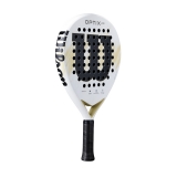Ракетка для падела WILSON Optix V2 Lite WH, WR190711U2, для начин-х, стекловолокно, бело-черн-беж
