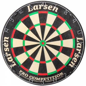 Мишень для игры в дартс Larsen DG51001Pro, турнирная, сизаль, д45см