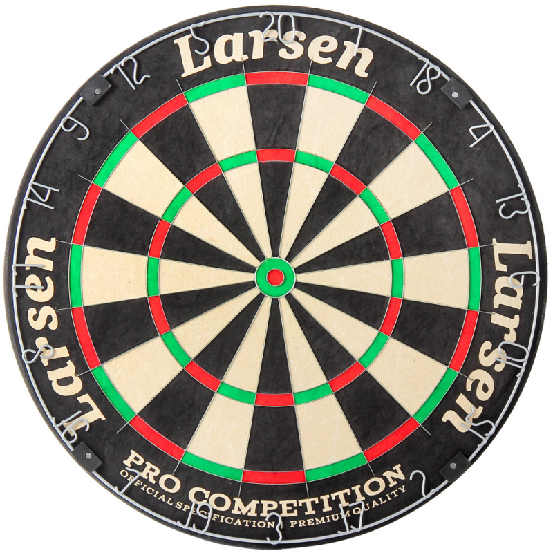 Мишень для игры в дартс Larsen DG51001Pro, турнирная, сизаль, д45см
