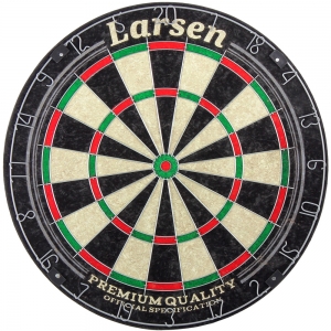 Мишень для игры в дартс Larsen DG51004T (трехугольн. разд-ль), сизаль, д45см