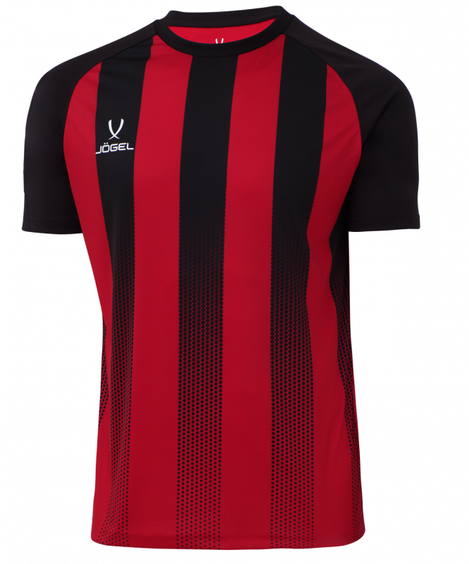 Футболка игровая Camp Striped Jersey, красный/черный, размер XL, Jögel УТ-00020559