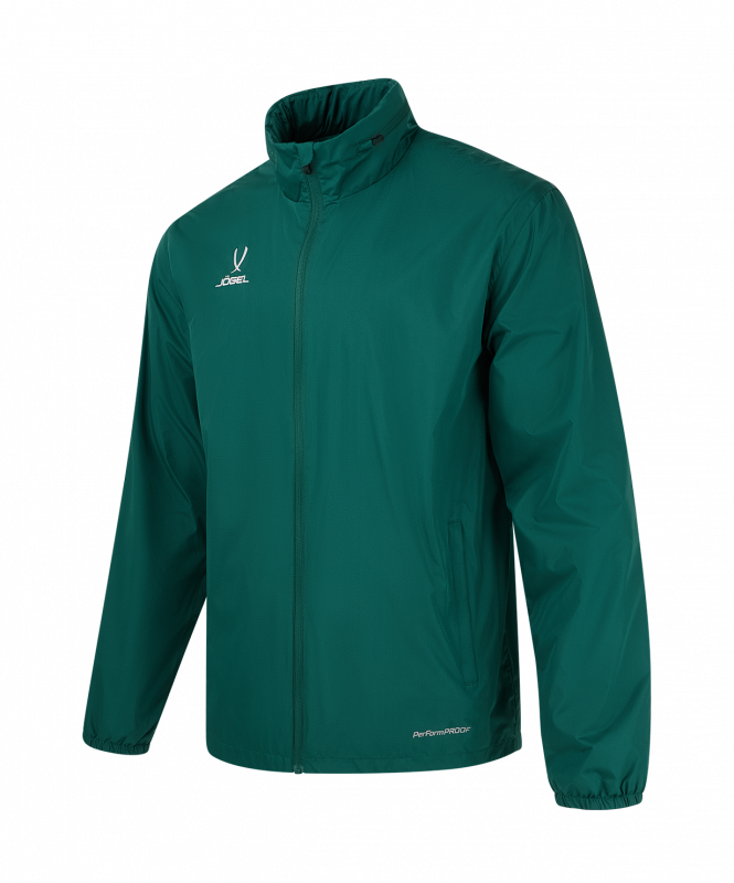 Куртка ветрозащитная DIVISION PerFormPROOF Shower Jacket, темно-зеленый, размер XXL, Jögel ЦБ-00004620