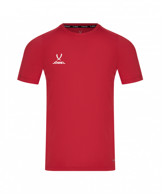 Футболка тренировочная JÖGEL PREMIER PerFormDRY Training Poly Tee, красный, размер L ЦБ-00004875