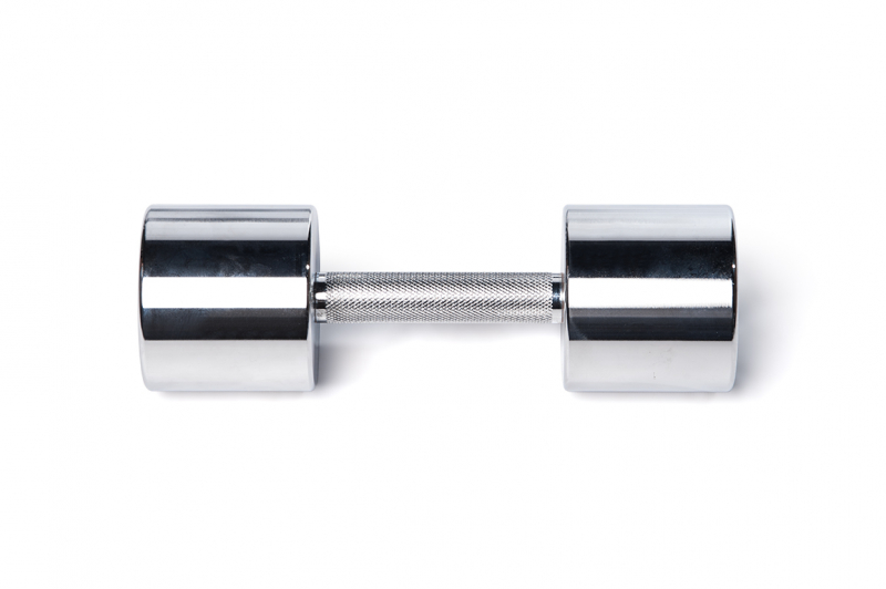 Гантель хромированная, 9 кг STECTER 2408