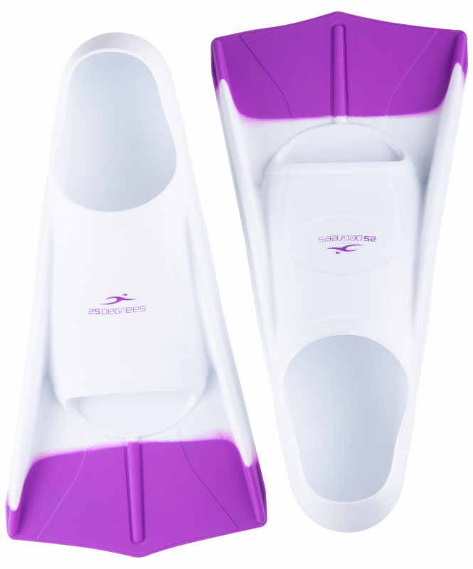 Ласты тренировочные Pooljet White/Purple, XS, 25Degrees ЦБ-00002251