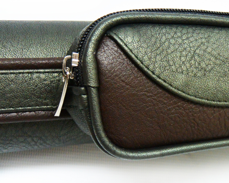 Тубус на 1 кий Меркури CLUB (1 карман) (коричневый/черный)