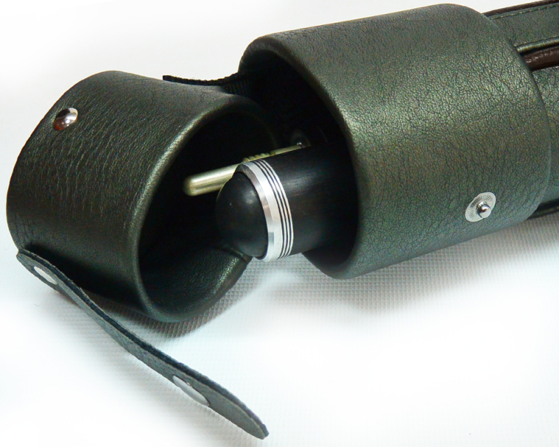 Тубус на 1 кий Меркури CLUB (1 карман) (коричневый/черный)