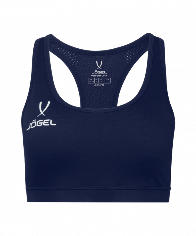 Бра тренировочное DIVISION PerFormDRY Womens Top, темно-синий, размер XXL, Jögel ЦБ-00004084