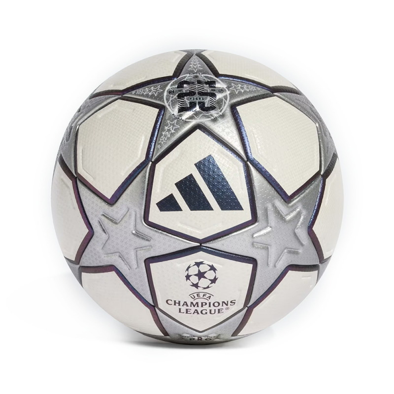 Мяч футб. ADIDAS UCL PRO 3RD JY8891, р.5, 32п, FIFA Quality PRO, ПУ, термосш, бело-серебристо-фиолет
