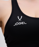 Бра тренировочное DIVISION PerFormDRY Womens Top, черный, размер XS, Jögel ЦБ-00004273