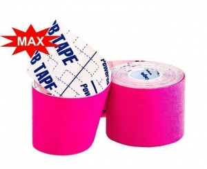 Кинезио тейп BBTape™ ICE MAX 5см × 5м розовый
