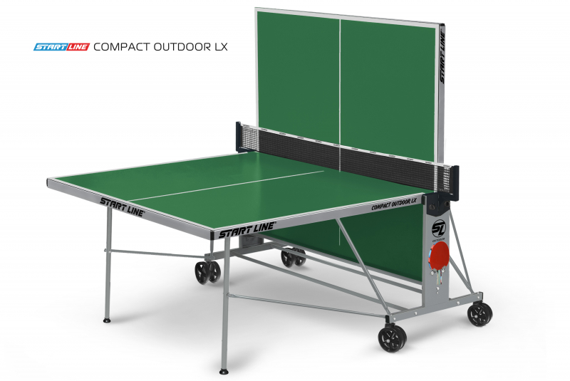 Стол теннисный Compact-2 LX Всепогодный 6 Зеленый
