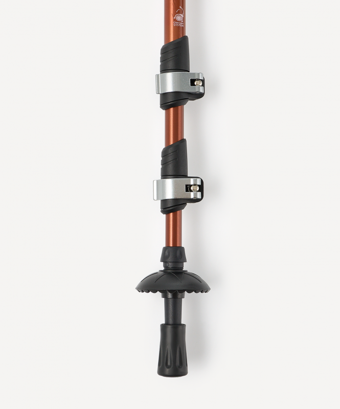 Треккинговые палки Hiking Mount, 65-135 см, 3-секционные, терракотовый, Berger ЦБ-00004476