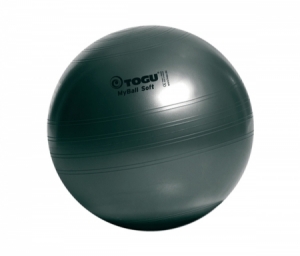 Гимнастический мяч TOGU My Ball Soft 55 см. черный перламутровый