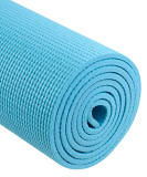 Коврик для йоги и фитнеса FM-101, PVC, 183x61x0.6 см, синий пастель, Starfit ЦБ-00001688