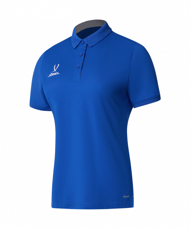 Поло женское JÖGEL PREMIER PerFormDRY CVC Polo W, синий, размер L ЦБ-00004974