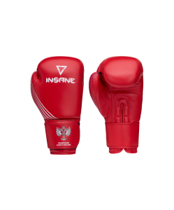 Перчатки боксерские INSANE RBF, красный, 12 oz ЦБ-00005831