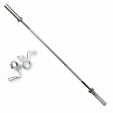Гриф прямой 72"/180см д50, замок-пружина, нагрузка 250кг, диам.стержня 29мм