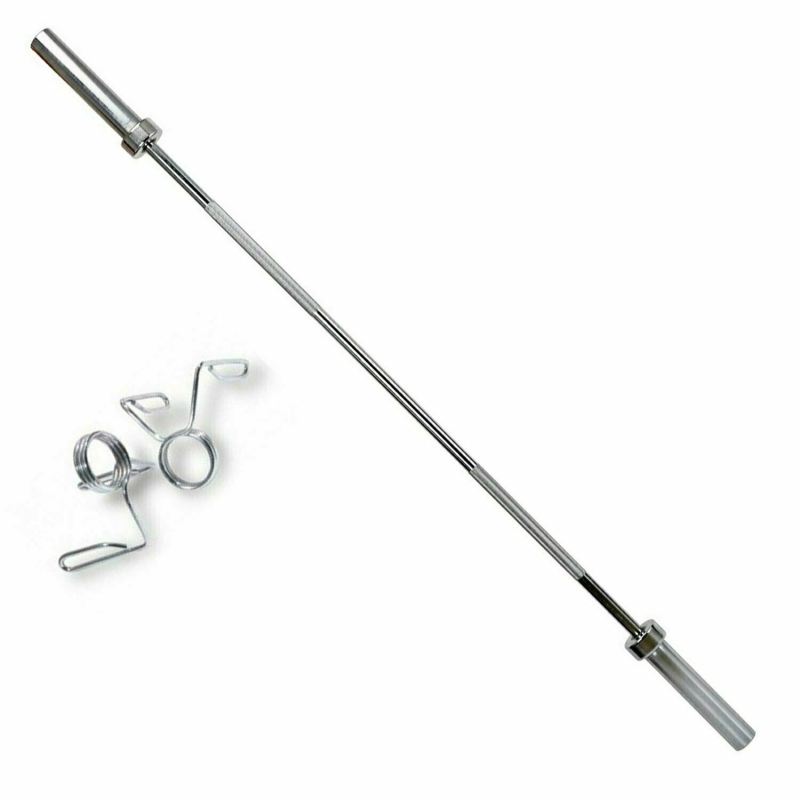 Гриф прямой 72"/180см д50, замок-пружина, нагрузка 250кг, диам.стержня 29мм