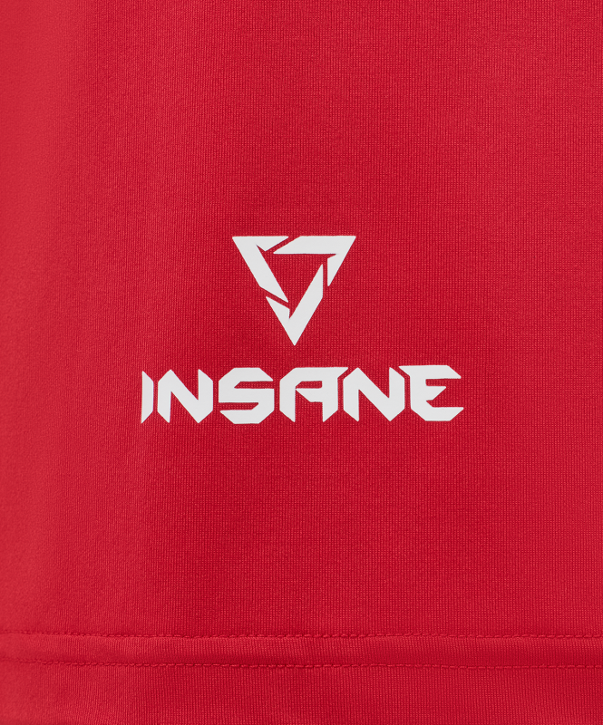 Юбка-шорты боксерские женские INSANE RBF, красный, детский, размер 40 (164) ЦБ-00007659